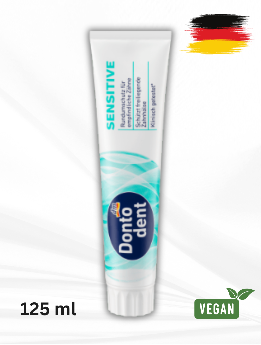 Dontodent -ის კბილის პასტა სენსიტიური Sensitive, 125 მლ.