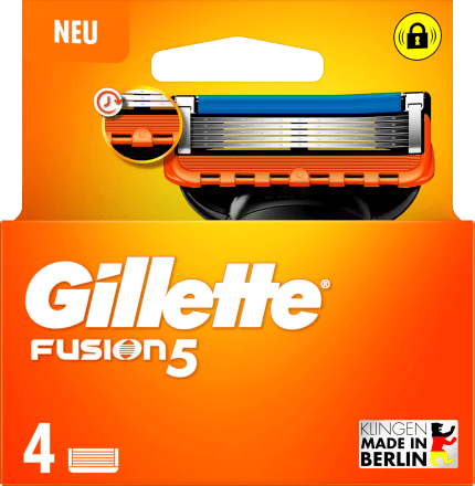 Gillette Fusion 5 ბერლინში დამზადებული Made in Berlin საუკეთესო ხარისხის პირები