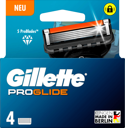 Gillette ProGlide ბერლინში დამზადებული Made in Berlin საუკეთესო ხარისხის პირები