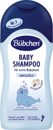 Bübchen -ის საბავშვო შამპუნი Baby Shampoo sensitiv, 200 მლ