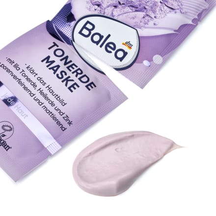 Balea -ს სახის ნიღაბი თიხით Gesichtsmaske Tonerde 2x8 მლ