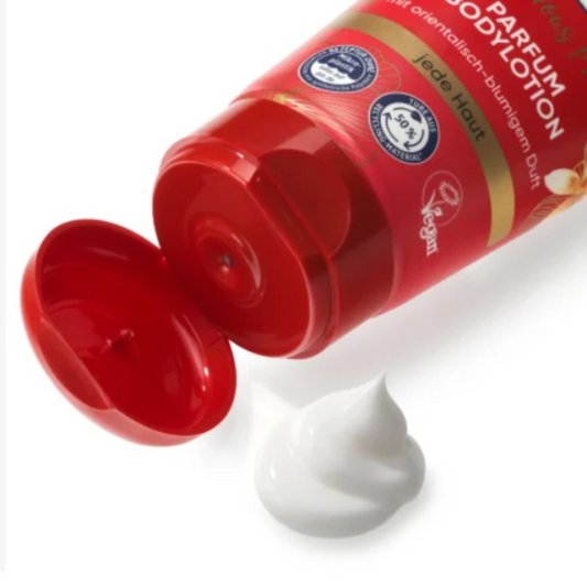 Balea -ს პარფიუმირებული ტანის ლოსიონი Parfum Bodylotion Glamorous Moment