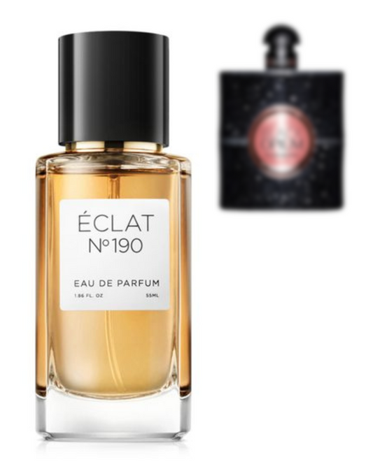 Éclat-ის N° 190-ი ინსპირირებული Yves Saint Laurent - Black Opium -ის სურნელით!