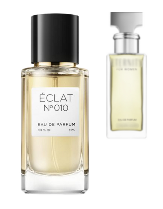 Éclat-ის N° 010-ი ინსპირირებული Calvin Klein - Eternity -ს სურნელით!