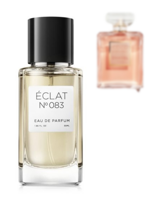 Éclat-ის N° 083-ი ინსპირირებული Chanel - Coco Mademoiselle -ს სურნელით!