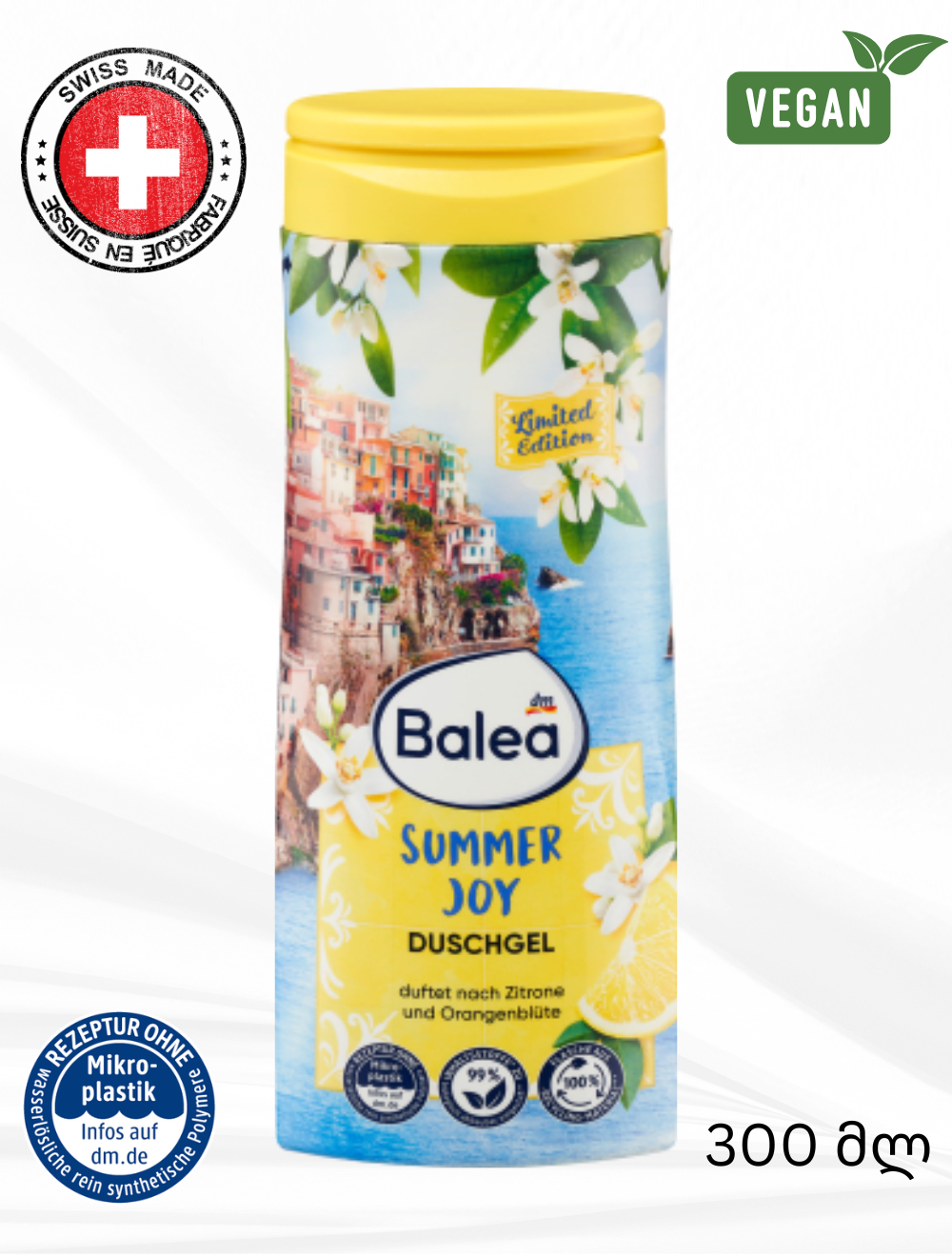 Balea -ს შხაპის გელი Summer Joy ქალბატონებისთვის 300 მლ