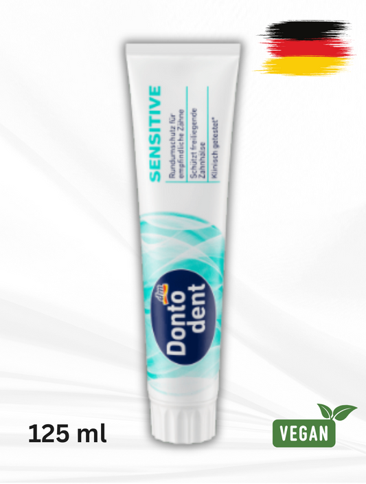 Dontodent -ის კბილის პასტა სენსიტიური  Sensitive,  125 მლ.