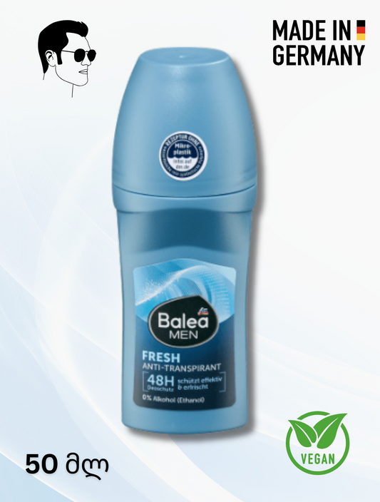 ბურთულიანი დეოდორანტი Balea - Fresh, 50 მლ