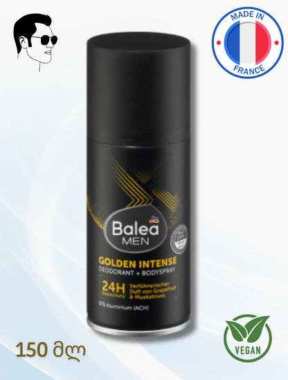 დეოდორანტი მამაკაცისთვის Balea - Golden Intense 150 მლ