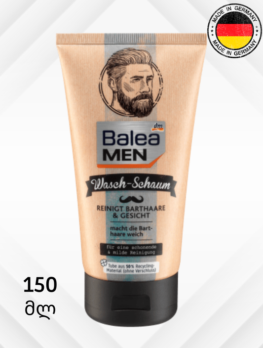 Balea Men -ის წვერის დასაბანი ქაფი 150 მლ. Reinigungsschaum Bart