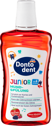 Dentodent -ის პირის ღრუს სავლები 6 წლიდაბ ასაკის ბავშვებისთვის. 500 მლ
