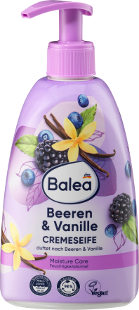 Balea -ს თხევადი კრემ-საპონი Beeren & Vanille, 500 მლ.