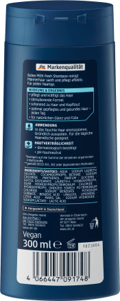 Balea Men-ის შამპუნი Shampoo Fresh მამაკაცებისთვის 300 მლ