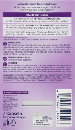 7 ც. შრატი რეტინოლის კონცენტრატით Balea - Konzentrat Retinol