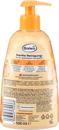 Balea -ს თხევადი კრემ-საპონი Milch & Honig, 500 მლ.