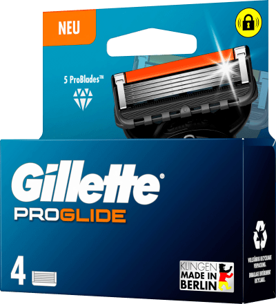 Gillette ProGlide ბერლინში დამზადებული Made in Berlin საუკეთესო ხარისხის პირები