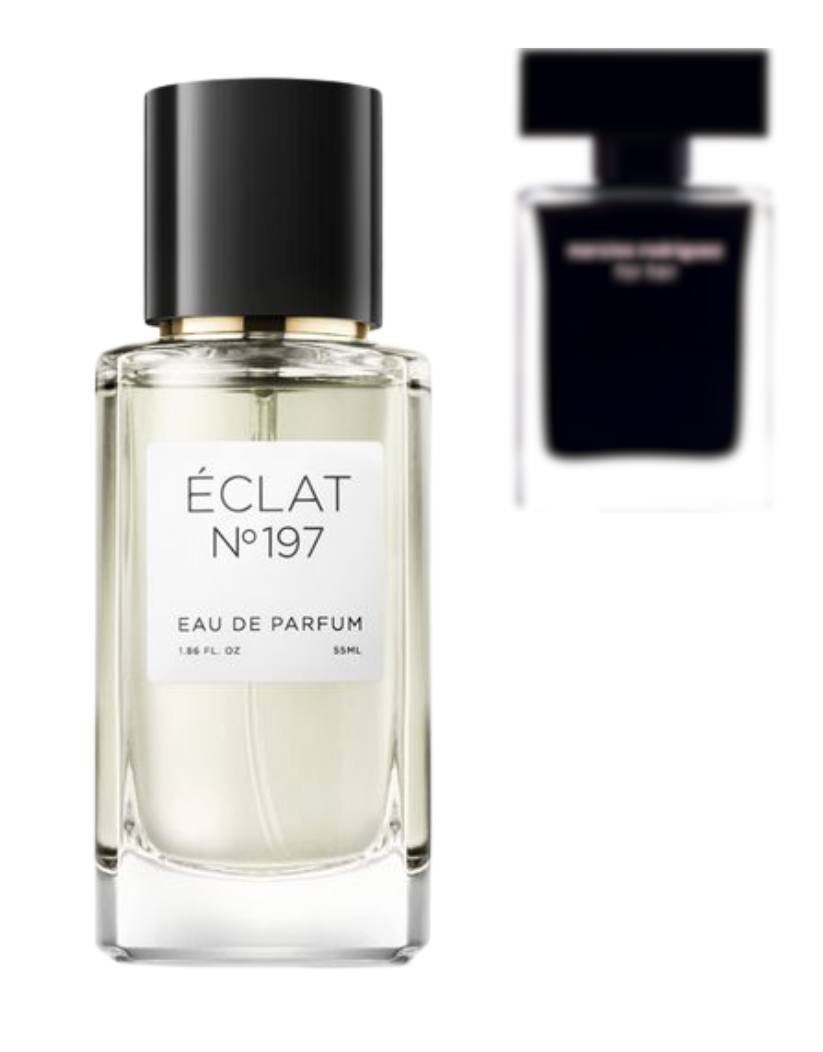 Éclat-ის N° 197-ი ინსპირირებული Narciso Rodriguez - For Her  -ს სურნელით!