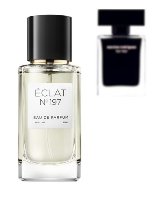 Éclat-ის N° 197-ი ინსპირირებული Narciso Rodriguez - For Her  -ს სურნელით!