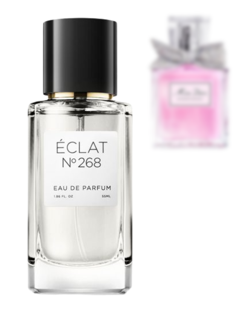 Éclat-ის N° 268-ი ინსპირირებული Dior - Miss Dior Blooming Bouquet -ის სურნელით