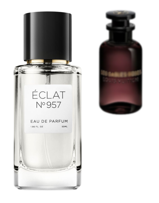 Éclat-ის N° 957 VIP UNISEX-ი  ინსპირირებული Louis Vuitton - Les Sables Roses -ს სურნელით!