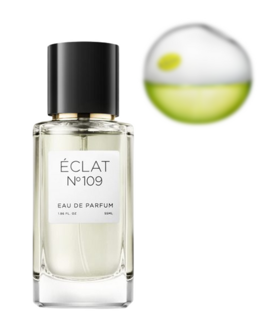 Éclat-ის N° 109 ინსპირირებული DKNY - Be Delicious  -ს სურნელით!