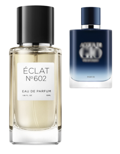 Éclat-ის N° 602-ი ინსპირირებული Armani -Acqua di Giò Profondo -ს სურნელით!