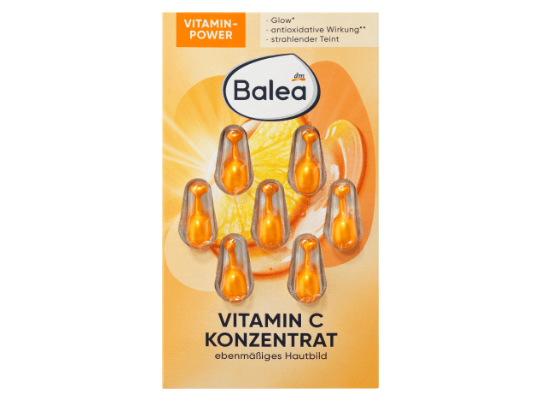 7 ც. შრატი C - ვიტამინის კონცეტრატით  Balea - Konzentrat Vitamin C